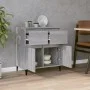 Sonoma gray plywood sideboard 60x35x70 cm by vidaXL, Sideboards - Ref: Foro24-819690, Price: 65,53 €, Discount: %