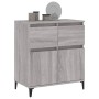 Aparador de madera contrachapada gris Sonoma 60x35x70 cm de vidaXL, Aparadores - Ref: Foro24-819690, Precio: 66,26 €, Descuen...