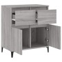 Aparador de madera contrachapada gris Sonoma 60x35x70 cm de vidaXL, Aparadores - Ref: Foro24-819690, Precio: 66,26 €, Descuen...