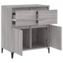 Aparador de madera contrachapada gris Sonoma 60x35x70 cm de vidaXL, Aparadores - Ref: Foro24-819690, Precio: 65,53 €, Descuen...