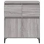 Aparador de madera contrachapada gris Sonoma 60x35x70 cm de vidaXL, Aparadores - Ref: Foro24-819690, Precio: 65,53 €, Descuen...