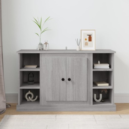 Aparador de madera contrachapada gris Sonoma 100x35,5x60 cm de vidaXL, Aparadores - Ref: Foro24-816446, Precio: 116,45 €, Des...