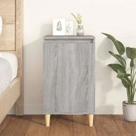 Nachttisch aus grauem Sonoma-Sperrholz, 40 x 35 x 70 cm von vidaXL, Nachttische - Ref: Foro24-819640, Preis: 43,64 €, Rabatt: %