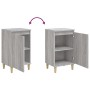 Mesita de noche madera contrachapada gris Sonoma 40x35x70 cm de vidaXL, Mesitas de noche - Ref: Foro24-819640, Precio: 44,10 ...