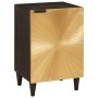 Conjuntos de muebles para el baño 5 pcs Negro y dorado