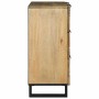 Tableros Lateral con cajón 2 pcs Marrón 60 x 33.5 x 75 cm