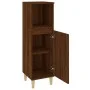 Badezimmerschrank aus braunem Eichensperrholz, 30 x 30 x 100 cm von vidaXL, Badezimmermöbel - Ref: Foro24-819811, Preis: 57,0...