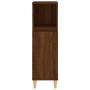 Badezimmerschrank aus braunem Eichensperrholz, 30 x 30 x 100 cm von vidaXL, Badezimmermöbel - Ref: Foro24-819811, Preis: 59,6...