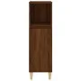 Badezimmerschrank aus braunem Eichensperrholz, 30 x 30 x 100 cm von vidaXL, Badezimmermöbel - Ref: Foro24-819811, Preis: 57,0...