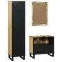 Juego de muebles de baño 3 pcs Marrón 38 x 33 x 160 cm