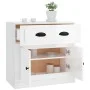 Hochglanzweißes Sperrholz-Sideboard 70 x 35,5 x 67,5 cm von vidaXL, Sideboards - Ref: Foro24-816426, Preis: 88,67 €, Rabatt: %