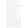 Glossy white plywood sideboard 70x35.5x67.5 cm by vidaXL, Sideboards - Ref: Foro24-816426, Price: 88,67 €, Discount: %