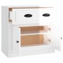 Aparador madera contrachapada blanco brillante 70x35,5x67,5 cm de vidaXL, Aparadores - Ref: Foro24-816426, Precio: 92,69 €, D...