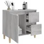 Armario de baño madera contrachapada gris Sonoma 65x33x60 cm de vidaXL, Muebles de baño - Ref: Foro24-819826, Precio: 63,51 €...