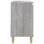 Armario de baño madera contrachapada gris Sonoma 65x33x60 cm de vidaXL, Muebles de baño - Ref: Foro24-819826, Precio: 63,51 €...