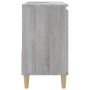 Badezimmerschrank aus grauem Sonoma-Sperrholz, 65 x 33 x 60 cm von vidaXL, Badezimmermöbel - Ref: Foro24-819826, Preis: 59,22...