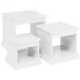 Coffee tables 3 pcs glossy white engineered wood by vidaXL, Coffee table - Ref: Foro24-816490, Price: 74,12 €, Discount: %