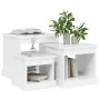 Coffee tables 3 pcs glossy white engineered wood by vidaXL, Coffee table - Ref: Foro24-816490, Price: 74,12 €, Discount: %
