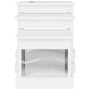 Couchtische, 3 Stück, glänzend weißes Holzwerkstoff von vidaXL, Couchtisch - Ref: Foro24-816490, Preis: 75,00 €, Rabatt: %