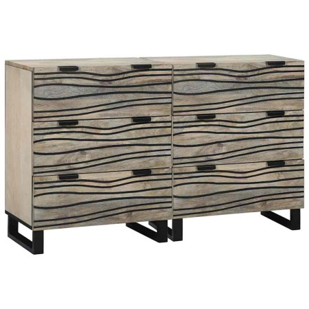 Tableros Lateral con cajón 2 pcs 60 x 33.5 x 75 cm