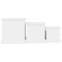 Coffee tables 3 pcs glossy white engineered wood by vidaXL, Coffee table - Ref: Foro24-816490, Price: 74,12 €, Discount: %