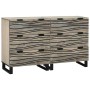 Tableros Lateral con cajón 2 pcs 60 x 33.5 x 75 cm