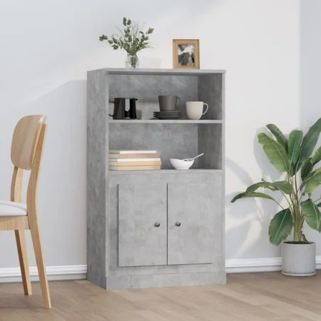 Betongraues Sperrholz-Sideboard 60 x 35,5 x 103,5 cm von vidaXL, Sideboards - Ref: Foro24-816316, Preis: 72,41 €, Rabatt: %