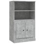 Aparador de madera contrachapada gris hormigón 60x35,5x103,5 cm de vidaXL, Aparadores - Ref: Foro24-816316, Precio: 72,37 €, ...