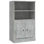 Concrete gray plywood sideboard 60x35.5x103.5 cm by vidaXL, Sideboards - Ref: Foro24-816316, Price: 73,21 €, Discount: %