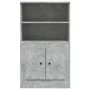 Concrete gray plywood sideboard 60x35.5x103.5 cm by vidaXL, Sideboards - Ref: Foro24-816316, Price: 73,21 €, Discount: %
