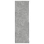 Aparador de madera contrachapada gris hormigón 60x35,5x103,5 cm de vidaXL, Aparadores - Ref: Foro24-816316, Precio: 72,37 €, ...