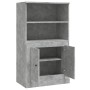 Aparador de madera contrachapada gris hormigón 60x35,5x103,5 cm de vidaXL, Aparadores - Ref: Foro24-816316, Precio: 72,37 €, ...