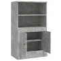 Concrete gray plywood sideboard 60x35.5x103.5 cm by vidaXL, Sideboards - Ref: Foro24-816316, Price: 73,21 €, Discount: %