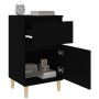 vidaxL Black Nightstand 40x35x70 cm by vidaXL, Nightstands - Ref: Foro24-819694, Price: 44,79 €, Discount: %