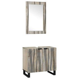Juego de muebles de baño 2 pcs 62 x 33 x 58 cm