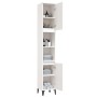 White plywood bathroom cabinet 30x30x190 cm by vidaXL, Bathroom furniture - Ref: Foro24-819796, Price: 98,46 €, Discount: %