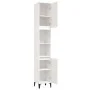 Badezimmerschrank aus weißem Sperrholz, 30 x 30 x 190 cm von vidaXL, Badezimmermöbel - Ref: Foro24-819796, Preis: 96,67 €, Ra...