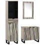 Juego de muebles de baño 3 pcs Blanco 38 x 33 x 160 cm
