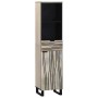 Juego de muebles de baño 4 pcs Marrón nogal 38 x 33 x 160 cm
