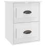 Glänzend weißer Wand-Nachttisch 41,5 x 36 x 53 cm von vidaXL, Nachttische - Ref: Foro24-816396, Preis: 50,37 €, Rabatt: %