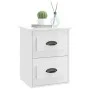 Glänzend weißer Wand-Nachttisch 41,5 x 36 x 53 cm von vidaXL, Nachttische - Ref: Foro24-816396, Preis: 49,79 €, Rabatt: %