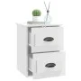 Glänzend weißer Wand-Nachttisch 41,5 x 36 x 53 cm von vidaXL, Nachttische - Ref: Foro24-816396, Preis: 49,79 €, Rabatt: %