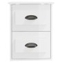 Glänzend weißer Wand-Nachttisch 41,5 x 36 x 53 cm von vidaXL, Nachttische - Ref: Foro24-816396, Preis: 50,37 €, Rabatt: %