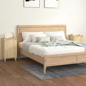 Mesitas de noche 2 uds madera contrachapada roble 40x35x70 cm de vidaXL, Mesitas de noche - Ref: Foro24-819635, Precio: 73,82...