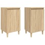 Nachttische 2 Stück Eichensperrholz 40x35x70 cm von vidaXL, Nachttische - Ref: Foro24-819635, Preis: 74,72 €, Rabatt: %