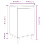 Nachttische 2 Stück Eichensperrholz 40x35x70 cm von vidaXL, Nachttische - Ref: Foro24-819635, Preis: 74,72 €, Rabatt: %