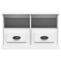 Sperrholz TV-Möbel weiß 80x35x50 cm von vidaXL, TV-Möbel - Ref: Foro24-816280, Preis: 47,00 €, Rabatt: %