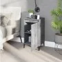 Concrete gray plywood bedside table 40x35x70 cm by vidaXL, Nightstands - Ref: Foro24-819652, Price: 44,18 €, Discount: %