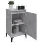 Concrete gray plywood bedside table 40x35x70 cm by vidaXL, Nightstands - Ref: Foro24-819652, Price: 44,18 €, Discount: %