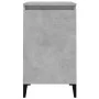 Concrete gray plywood bedside table 40x35x70 cm by vidaXL, Nightstands - Ref: Foro24-819652, Price: 44,18 €, Discount: %